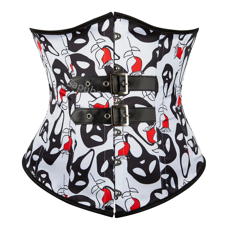 Underbust Corset Top Women Steampunk Bustier Elegant Print Lingerie Plus Size Burlesque Costumes Halloween Vintage Fashion Black
Underbust Corset Top Women Steampunk Bustier Elegant Print Lingerie Plus Size Burlesque Costumes Halloween Vintage Fashion Black
