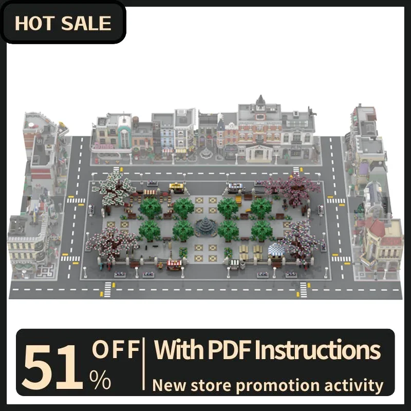 New 9795PCS City Hot Street View Moc Modular City Square Model Custom Puzzles Diy Creative Ideas toys Birthday Christmas Gifts
New 9795PCS City Hot Street View Moc Modular City Square Model Custom Puzzles Diy Creative Ideas toys Birthday Christmas Gifts