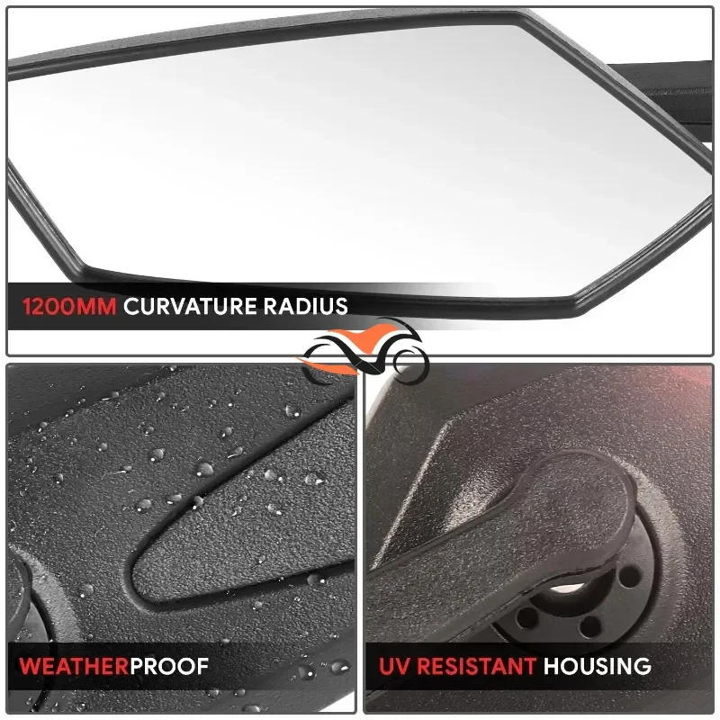 Motorcycle Side Back Rear View Rearview Naked E-Bike Scooter Adjustable Rotating Mirrors Motorbike Accessories Modified Parts
Motorcycle Side Back Rear View Rearview Naked E-Bike Scooter Adjustable Rotating Mirrors Motorbike Accessories Modified Parts