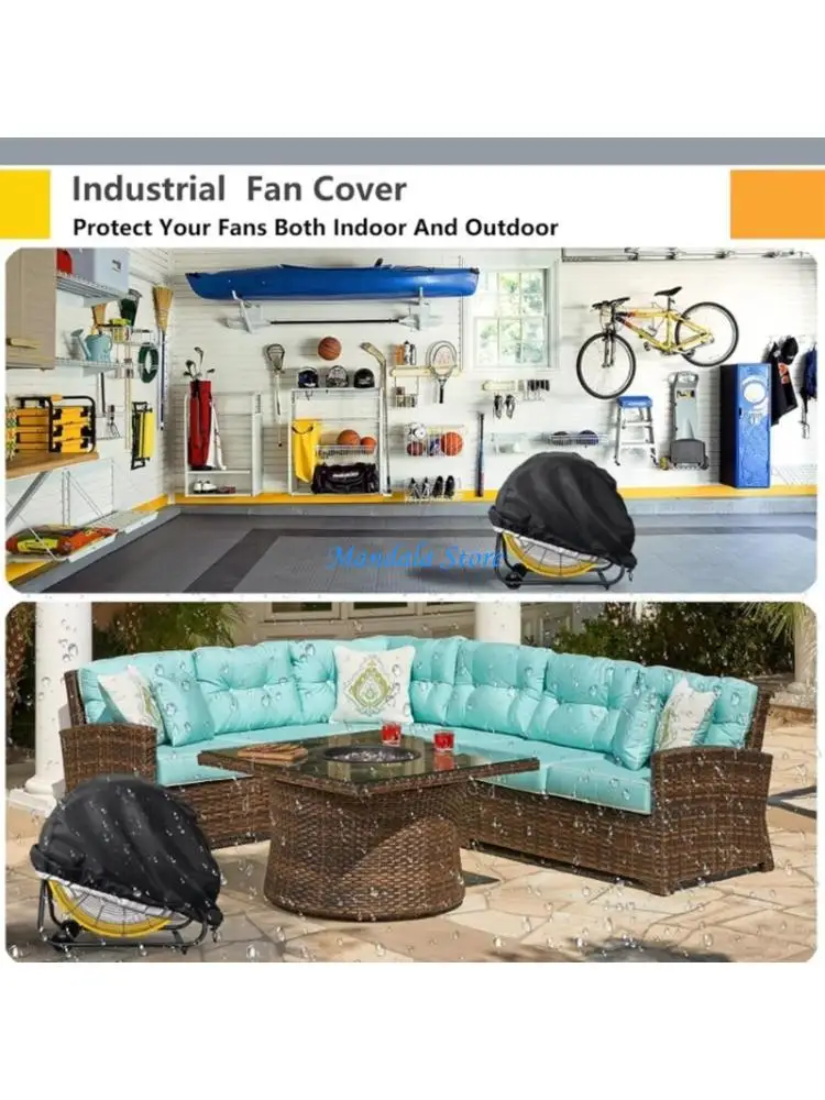 U2JC Adjustable Industrial Fan Cover 600D Fabric Silver Coating Waterproof Protections Universal For Fans
U2JC Adjustable Industrial Fan Cover 600D Fabric Silver Coating Waterproof Protections Universal For Fans