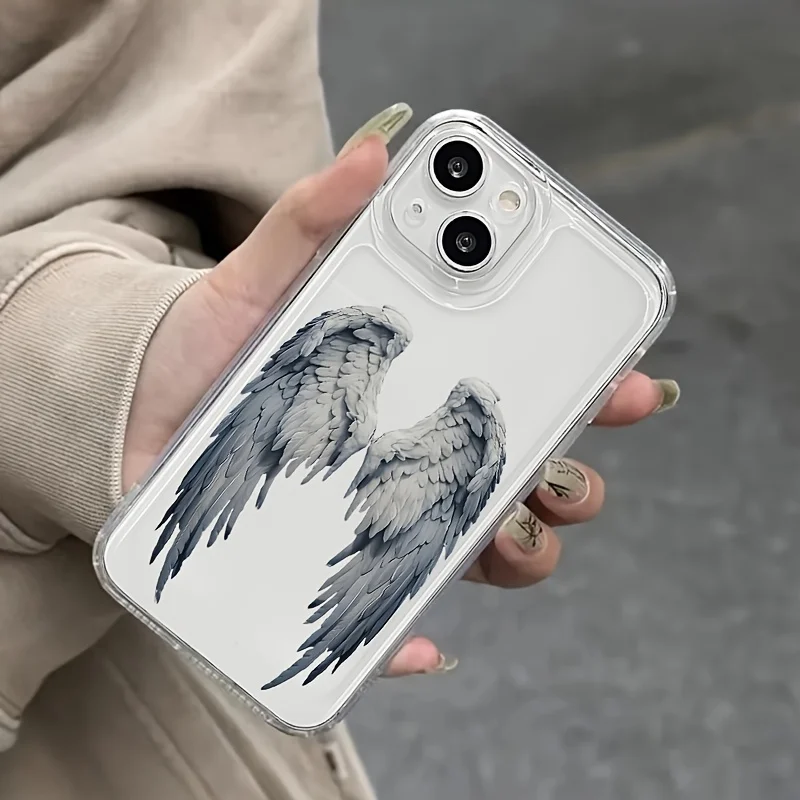 The pattern of angel wings phone case for iPhone 17 16 15 14 13 12 11 Pro/ Max/Plus shock-proof rear cover anti-fingerprint
The pattern of angel wings phone case for iPhone 17 16 15 14 13 12 11 Pro/ Max/Plus shock-proof rear cover anti-fingerprint