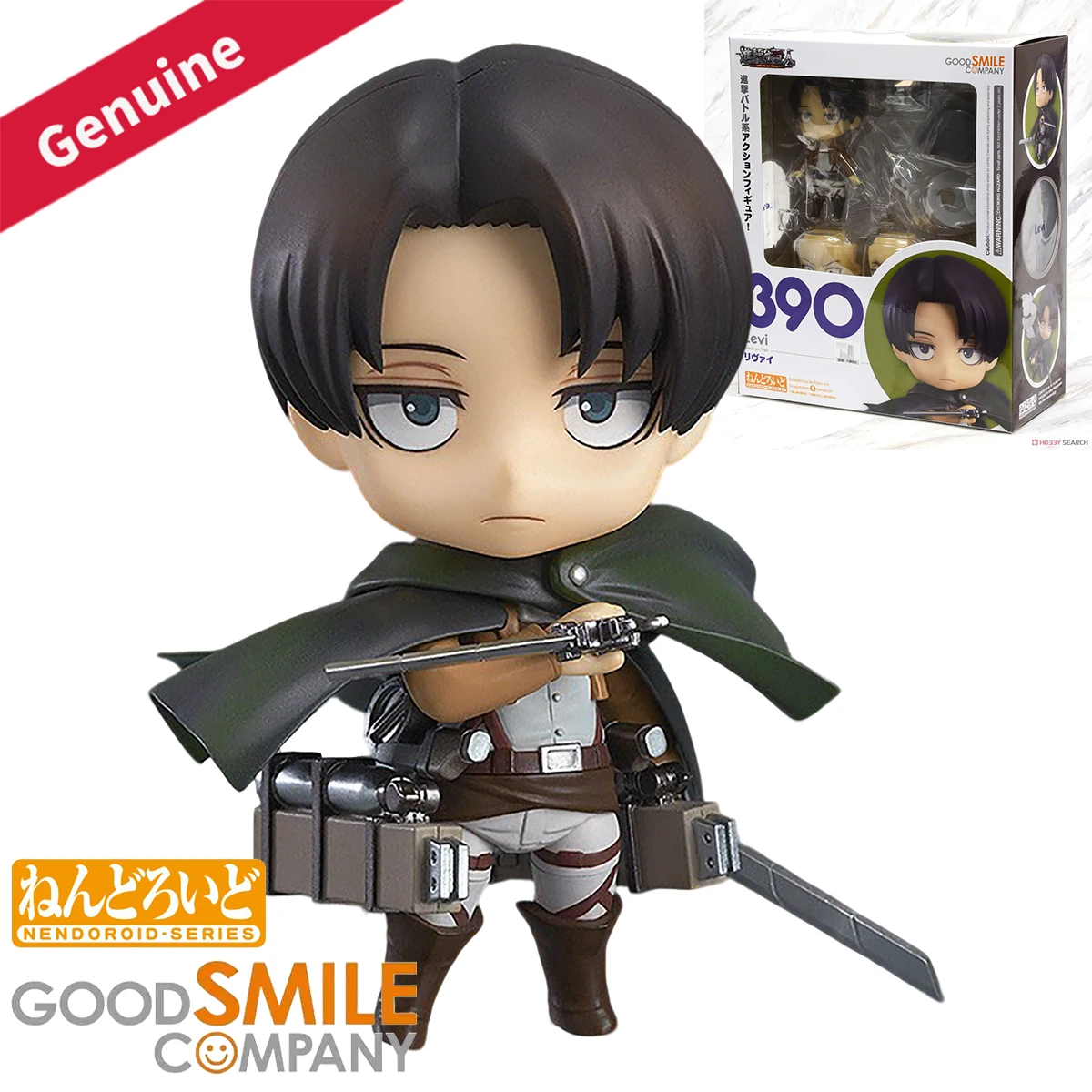 Original Genuine Good Smile Company Action/Dolls Nendoroid (#390) Shingeki no Kyojin Levi Anime Character Figure Decoration Gift
Original Genuine Good Smile Company Action/Dolls Nendoroid (#390) Shingeki no Kyojin Levi Anime Character Figure Decoration Gift