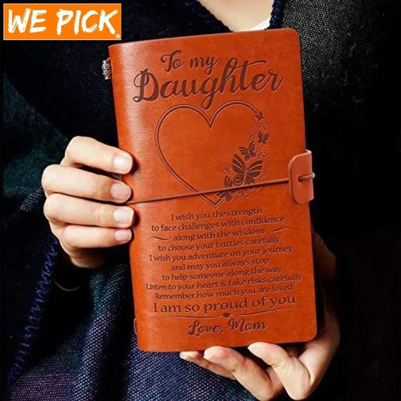 New To My Daughter Where Ever Love Mom / Love Dad Leather Business Journal Notebook Diary Stationery School Office Supplies
New To My Daughter Where Ever Love Mom / Love Dad Leather Business Journal Notebook Diary Stationery School Office Supplies