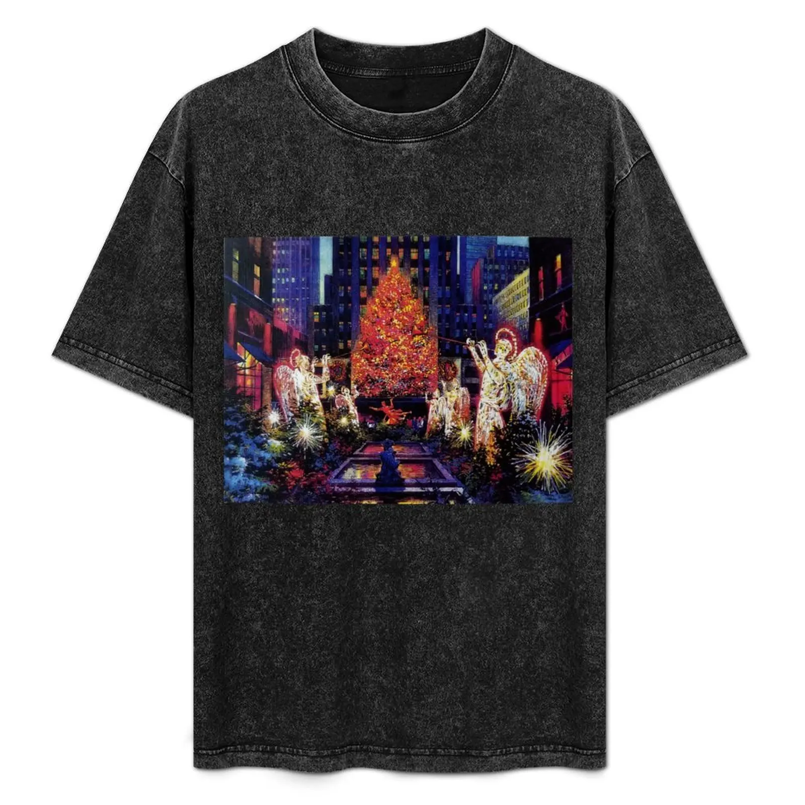 Christmas Tree, Manhattan, New York T-Shirt Casual Soft Cotton Short Sleeve Tee
Christmas Tree, Manhattan, New York T-Shirt Casual Soft Cotton Short Sleeve Tee