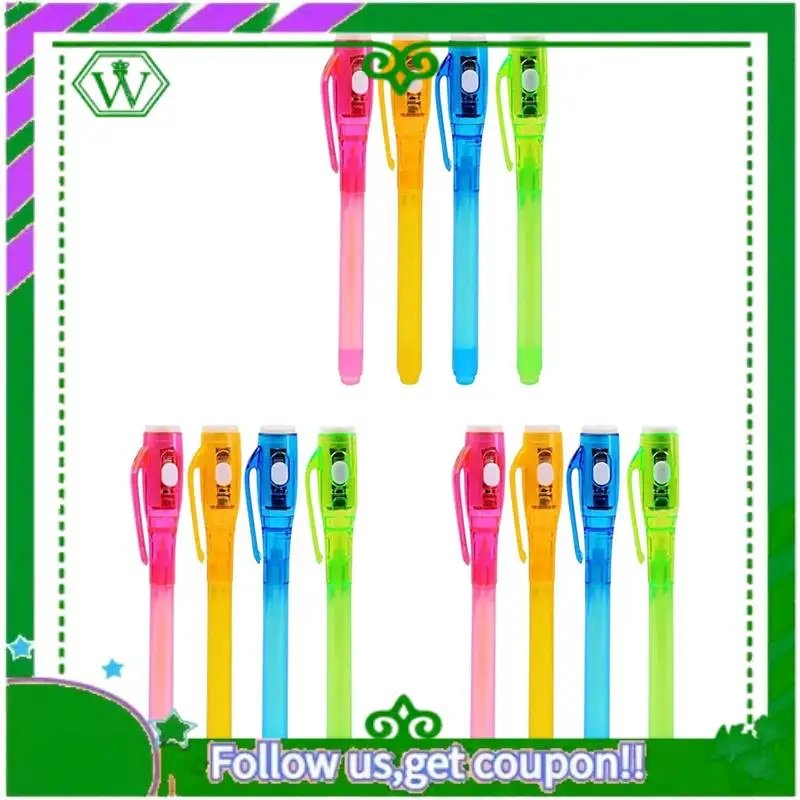 ABIK-12PCS Invisible Ink Pen Fun Colorful Word Graffiti Pen, Suitable For Artistic Rock Paintings And Easter Eggs
ABIK-12PCS Invisible Ink Pen Fun Colorful Word Graffiti Pen, Suitable For Artistic Rock Paintings And Easter Eggs
