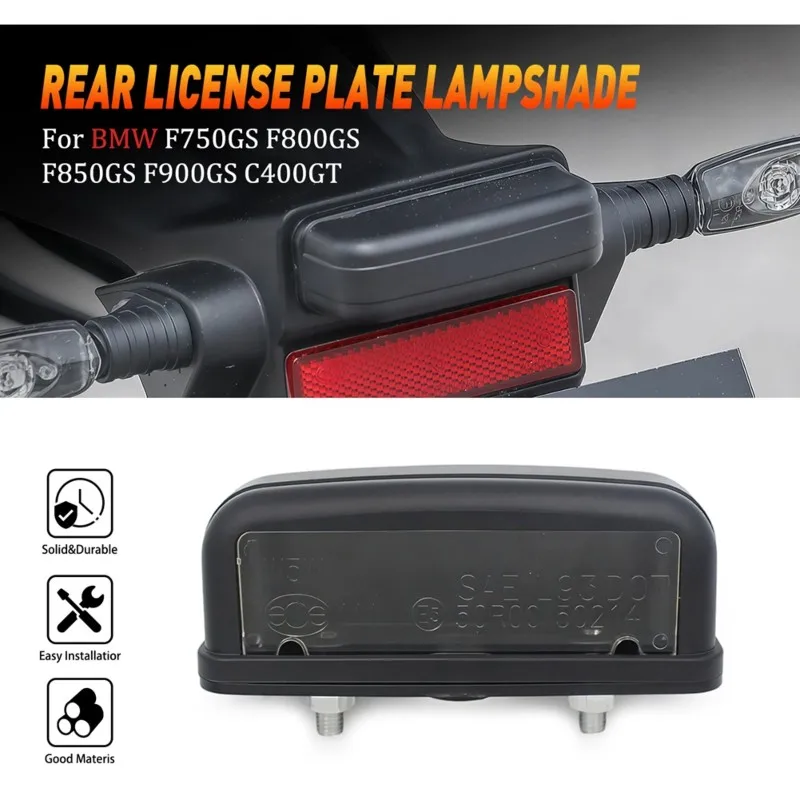 Rear License Plate Light Housing For BMW F750GS F800GS F850GS F900GS Motorcycle Registration Plate Lamp Case
Rear License Plate Light Housing For BMW F750GS F800GS F850GS F900GS Motorcycle Registration Plate Lamp Case