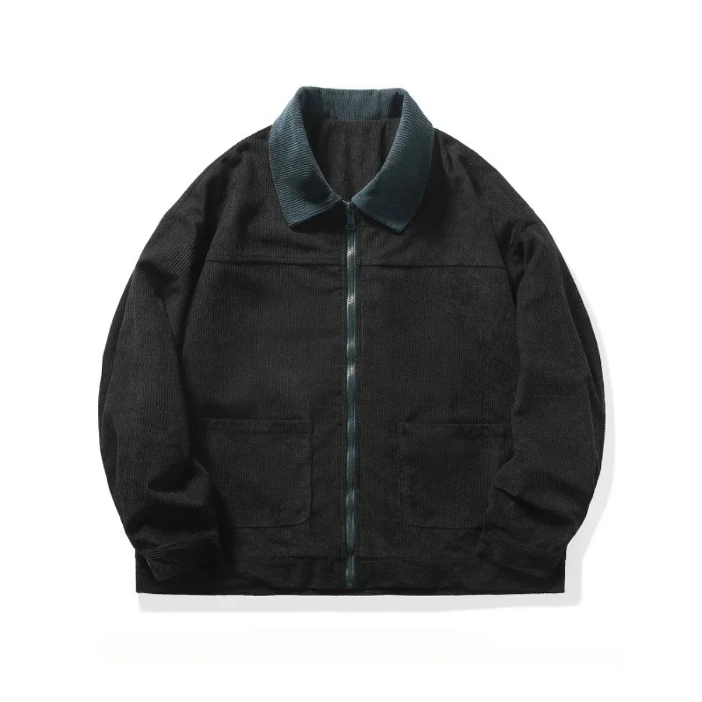 Autumn Winter Jacket Vintage High Street Zipper Jacket Male Casual Fashion Loose Comfortable Patchwork Corduroy Coat Clothes
Autumn Winter Jacket Vintage High Street Zipper Jacket Male Casual Fashion Loose Comfortable Patchwork Corduroy Coat Clothes
