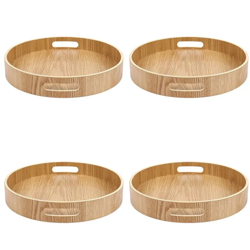 【LAST CHANCE】4X круглый сервировочный бамбуковый деревянный поднос для обеденных подносов, чайный бар, контейнер для еды для завтрака, поднос для хранения с ручкой 2
【LAST CHANCE】4X круглый сервировочный бамбуковый деревянный поднос для обеденных подносов, чайный бар, контейнер для еды для завтрака, поднос для хранения с ручкой 2