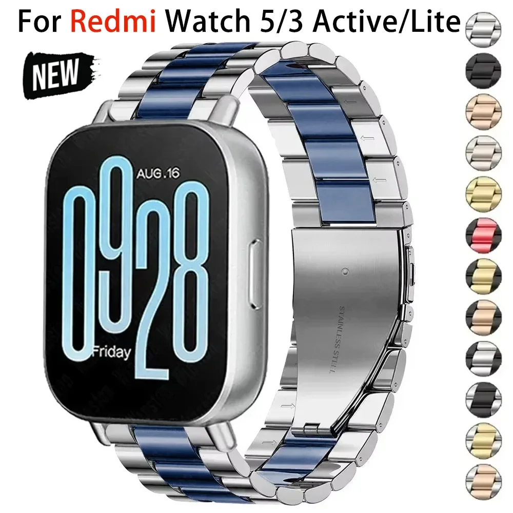 Браслет 22 мм для Redmi Watch 5 Active 5 Lite Металлический ремешок для Xiaomi Redmi Watch 3 Active 3 Lite Браслет из нержавеющей стали
Браслет 22 мм для Redmi Watch 5 Active 5 Lite Металлический ремешок для Xiaomi Redmi Watch 3 Active 3 Lite Браслет из нержавеющей стали