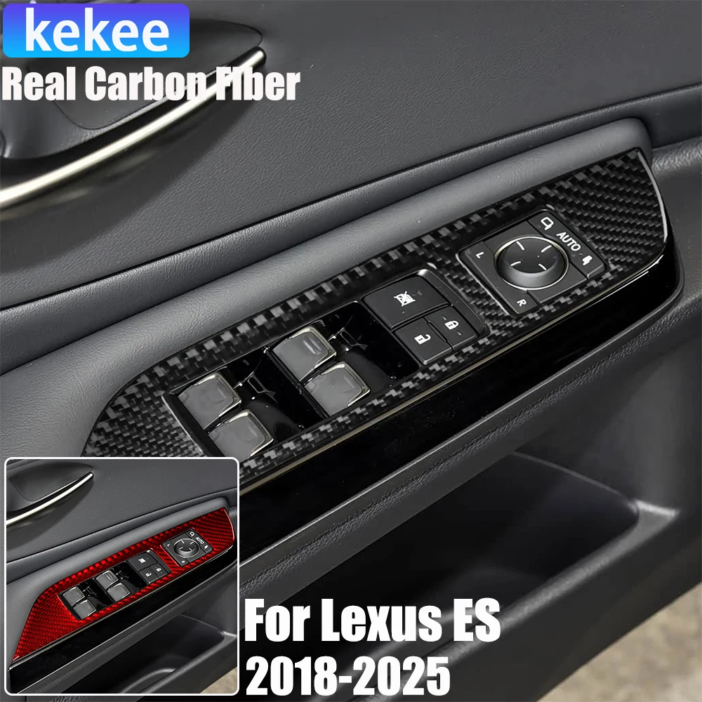 Real Carbon Fiber Car Accessories Window Lift Trim Soft Sticker For Lexus ES200/250/260/300h/350 2018 19 20 21 22 23 24 2025
Real Carbon Fiber Car Accessories Window Lift Trim Soft Sticker For Lexus ES200/250/260/300h/350 2018 19 20 21 22 23 24 2025