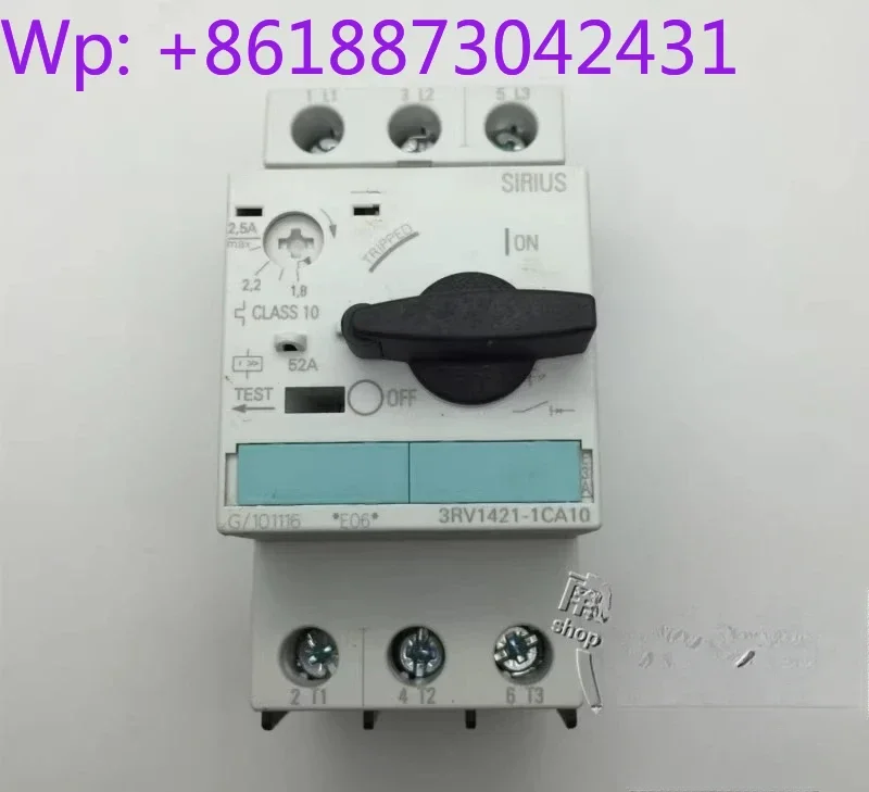 Original motor protection switch 3RV1021-1FA10 3RV1421-1CA10
Original motor protection switch 3RV1021-1FA10 3RV1421-1CA10
