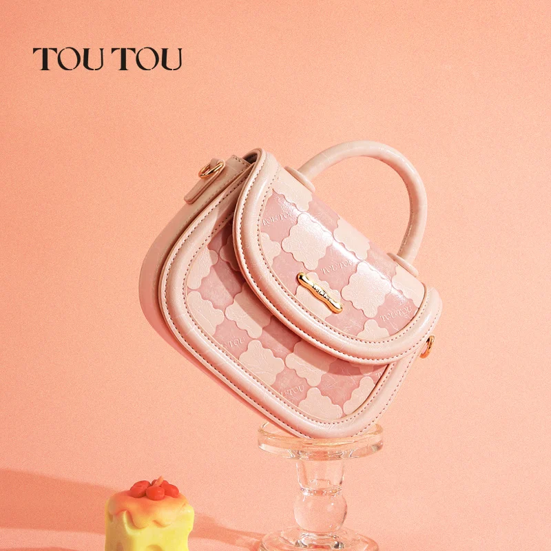 TOUTOU Top Handle Bag Women Lovely Original Biscuit Design Shoulder Bag Crossbody Purse for Daily Use Commuting Christmas Gift
TOUTOU Top Handle Bag Women Lovely Original Biscuit Design Shoulder Bag Crossbody Purse for Daily Use Commuting Christmas Gift