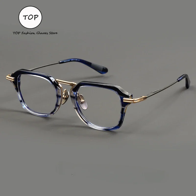 Big Face Handmade Titanium Frames for Men and Women Retro Square Plates Can Be Matched with Myopia Color-changing Frames
Big Face Handmade Titanium Frames for Men and Women Retro Square Plates Can Be Matched with Myopia Color-changing Frames