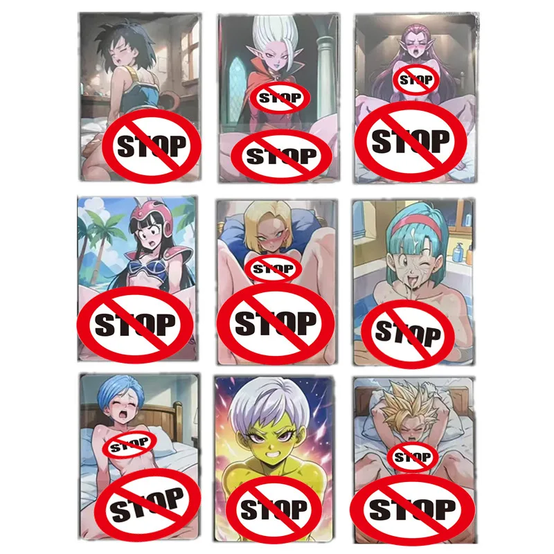 9Pcs/set Anime Cards Dragon Ball Super Android No. 18 Bulma Super Saiyan Homemade Sexy Nude Card Toy Gift Game Collection Card
9Pcs/set Anime Cards Dragon Ball Super Android No. 18 Bulma Super Saiyan Homemade Sexy Nude Card Toy Gift Game Collection Card
