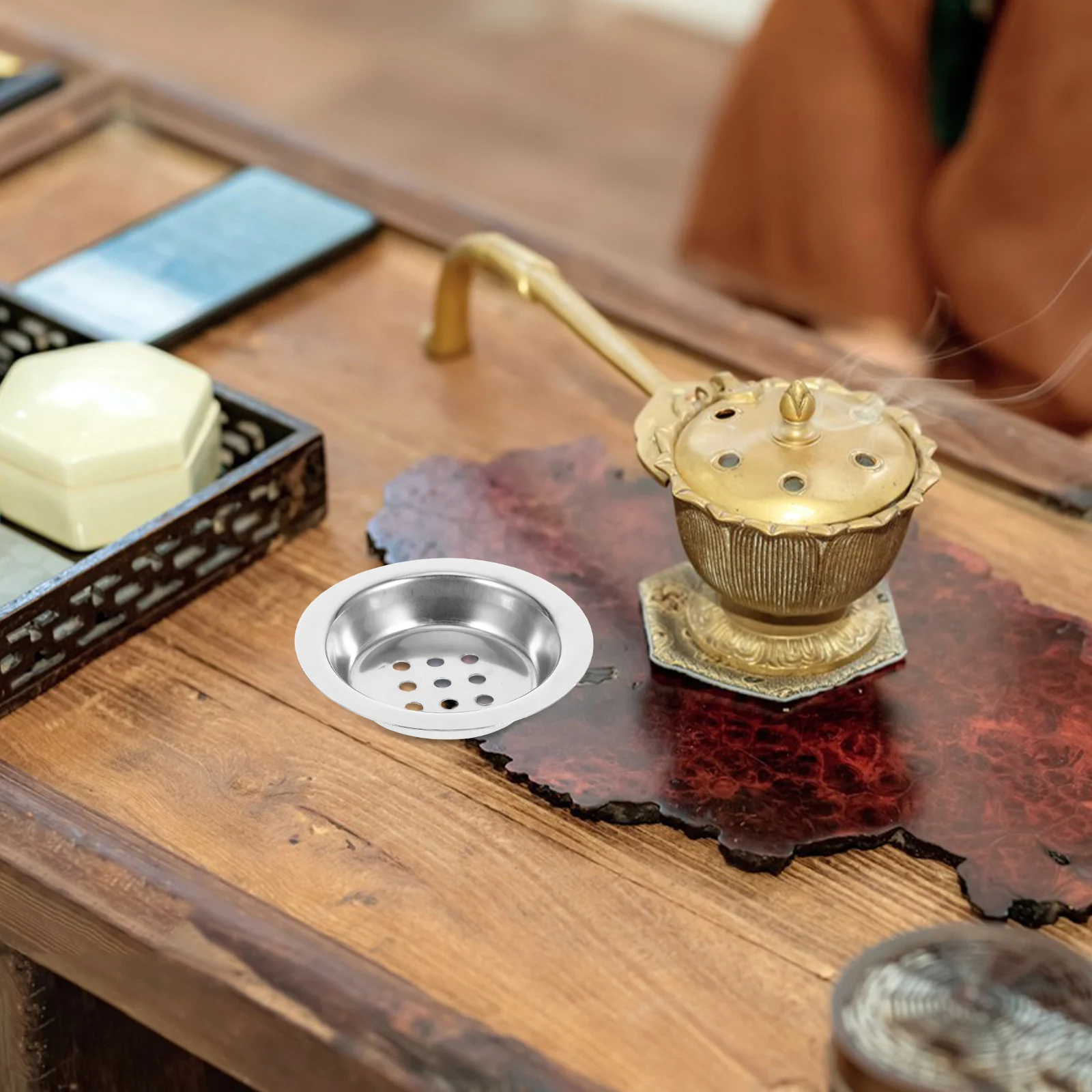 2pcs Stainless Steel Incense Accessories Charcoal Burner Holder With Screen For Aromatherapy Small Cauldron Replacement Grille 
2pcs Stainless Steel Incense Accessories Charcoal Burner Holder With Screen For Aromatherapy Small Cauldron Replacement Grille