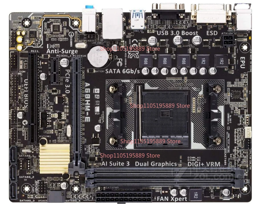 Для материнской платы ASUS A68HM-E FM2 + DDR3 MATX
Для материнской платы ASUS A68HM-E FM2 + DDR3 MATX