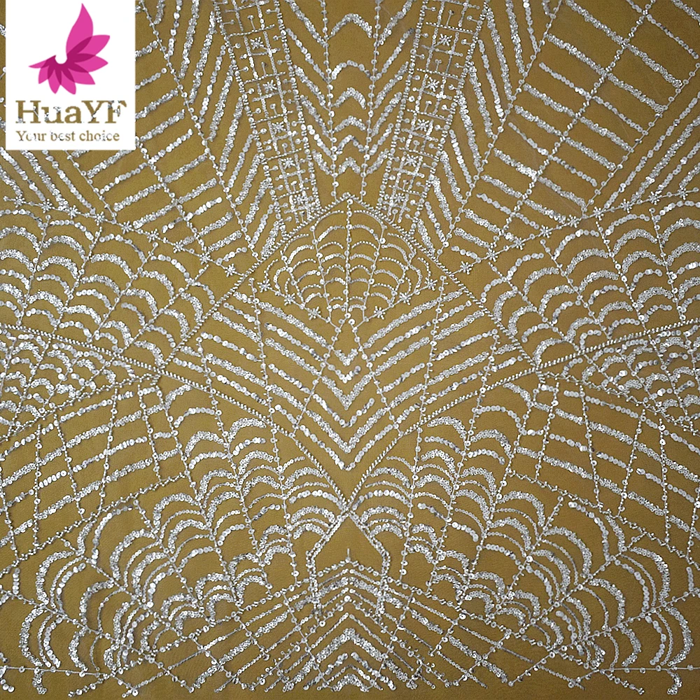 High-End New White Luxury Beads Mesh Sequin Bridal Lace With Pearl Tulle Wedding Dress Fabric HY2740
High-End New White Luxury Beads Mesh Sequin Bridal Lace With Pearl Tulle Wedding Dress Fabric HY2740