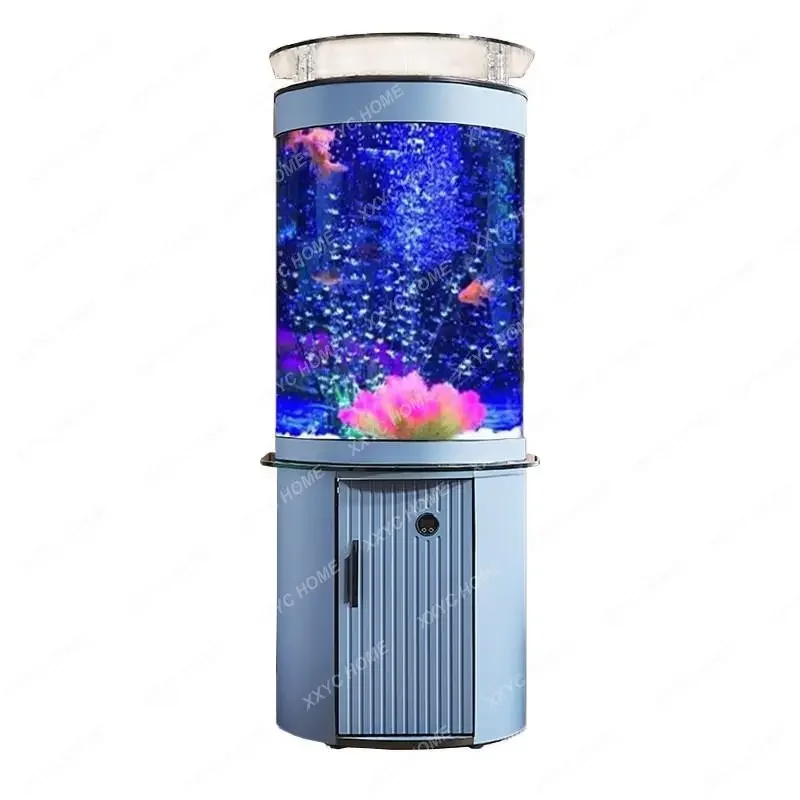 Semicircle Bottom Filter Glass Fish Tank Fish Globe Living Room Home Lazy Ecological Change Water against the Wall Aquarium
Semicircle Bottom Filter Glass Fish Tank Fish Globe Living Room Home Lazy Ecological Change Water against the Wall Aquarium