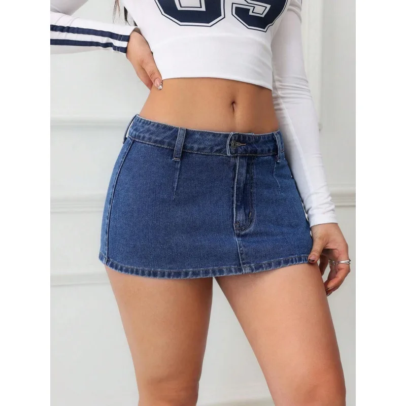 Low Waist Denim Skirt Women's Skirts Spring Summer Fashion High Waist Slim Fit Blue Jeans Skirts for Ladies
Low Waist Denim Skirt Women's Skirts Spring Summer Fashion High Waist Slim Fit Blue Jeans Skirts for Ladies