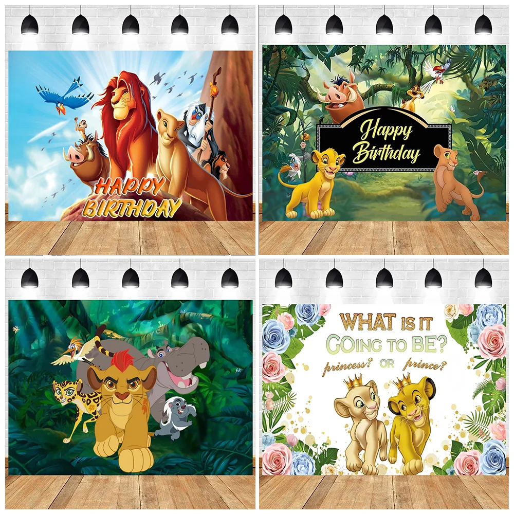 Disney Lion King Simba Background Kids Birthday Party Decoration Forest Adventure Simba Backdrop Baby Shower Photography Props
Disney Lion King Simba Background Kids Birthday Party Decoration Forest Adventure Simba Backdrop Baby Shower Photography Props