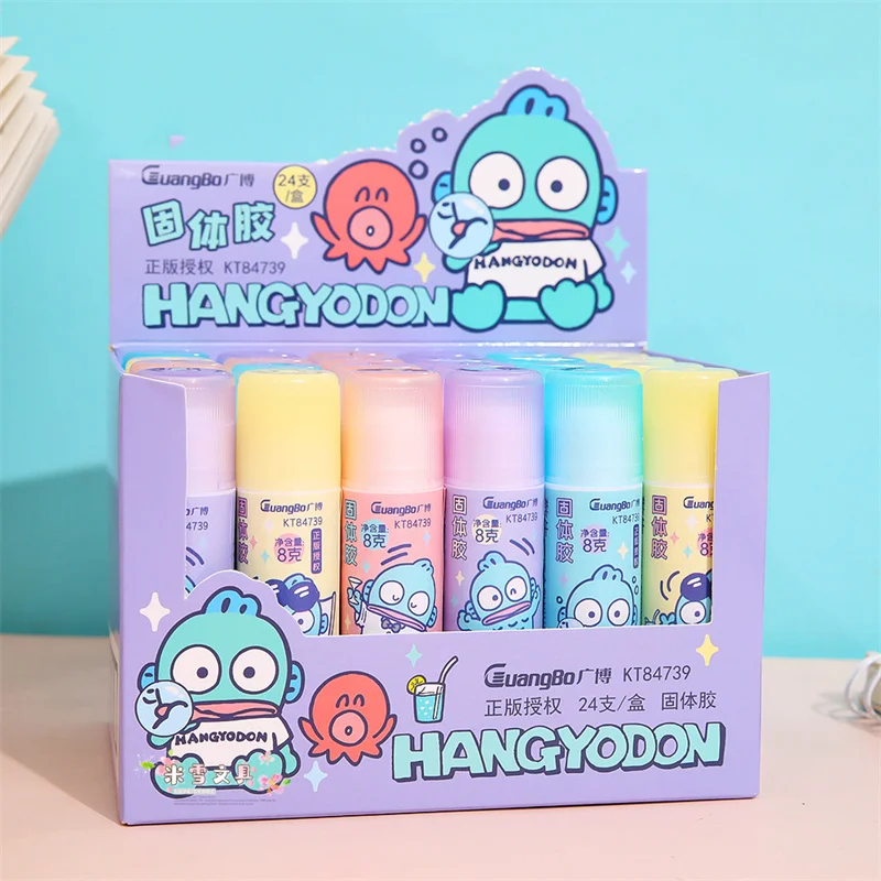 24 pcs/lot Sanrio Kawaii Hangyodon Solid Glue Guns Sticks DIY Tools Student Handmade Office School Supplies
24 pcs/lot Sanrio Kawaii Hangyodon Solid Glue Guns Sticks DIY Tools Student Handmade Office School Supplies