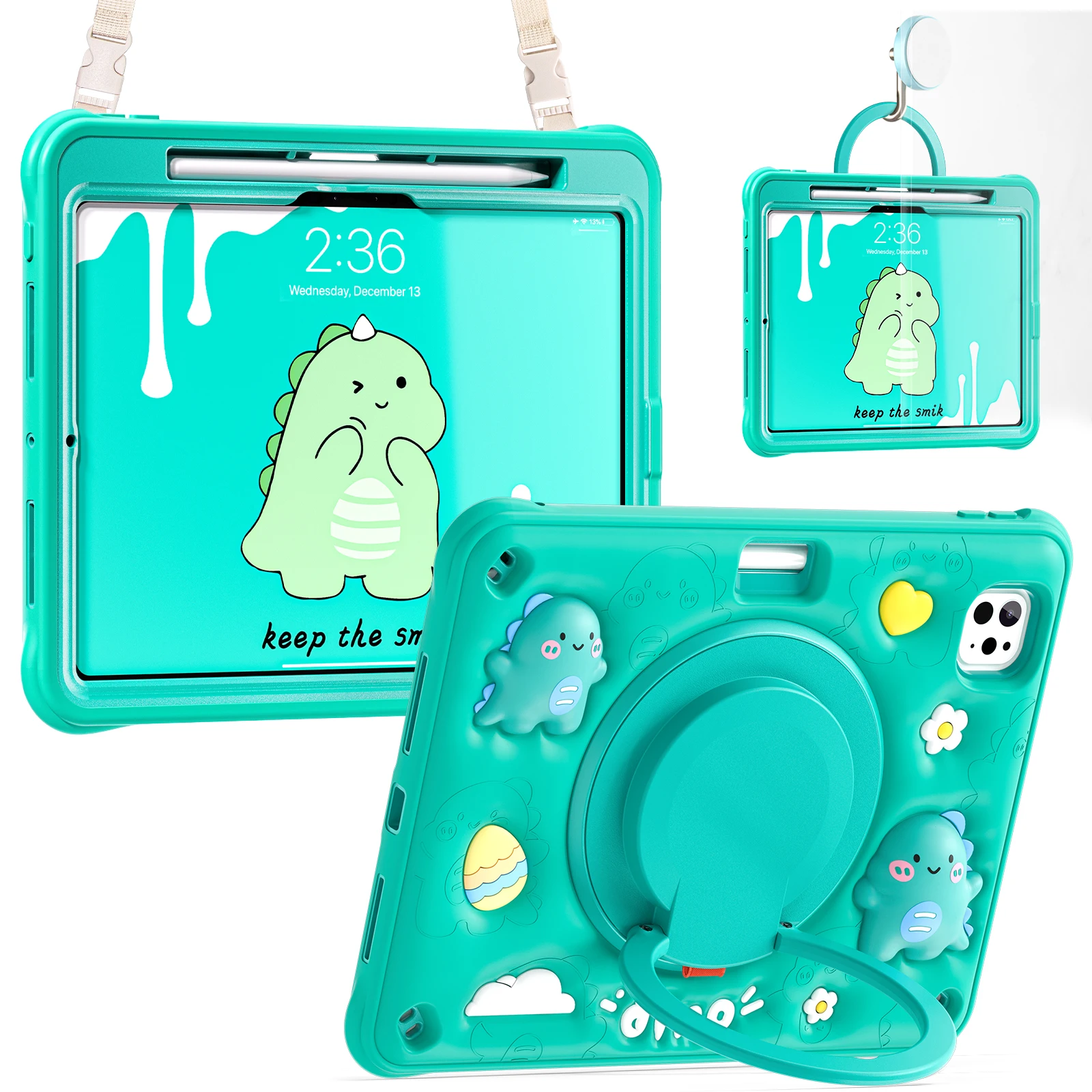 Детский универсальный гибридный чехол с рисунком для iPad Pro11 2025 M5 2024 M4 A3357 A3358 A3359 A2836 A2837 A3006, чехол с вращающейся ручкой 
Детский универсальный гибридный чехол с рисунком для iPad Pro11 2025 M5 2024 M4 A3357 A3358 A3359 A2836 A2837 A3006, чехол с вращающейся ручкой