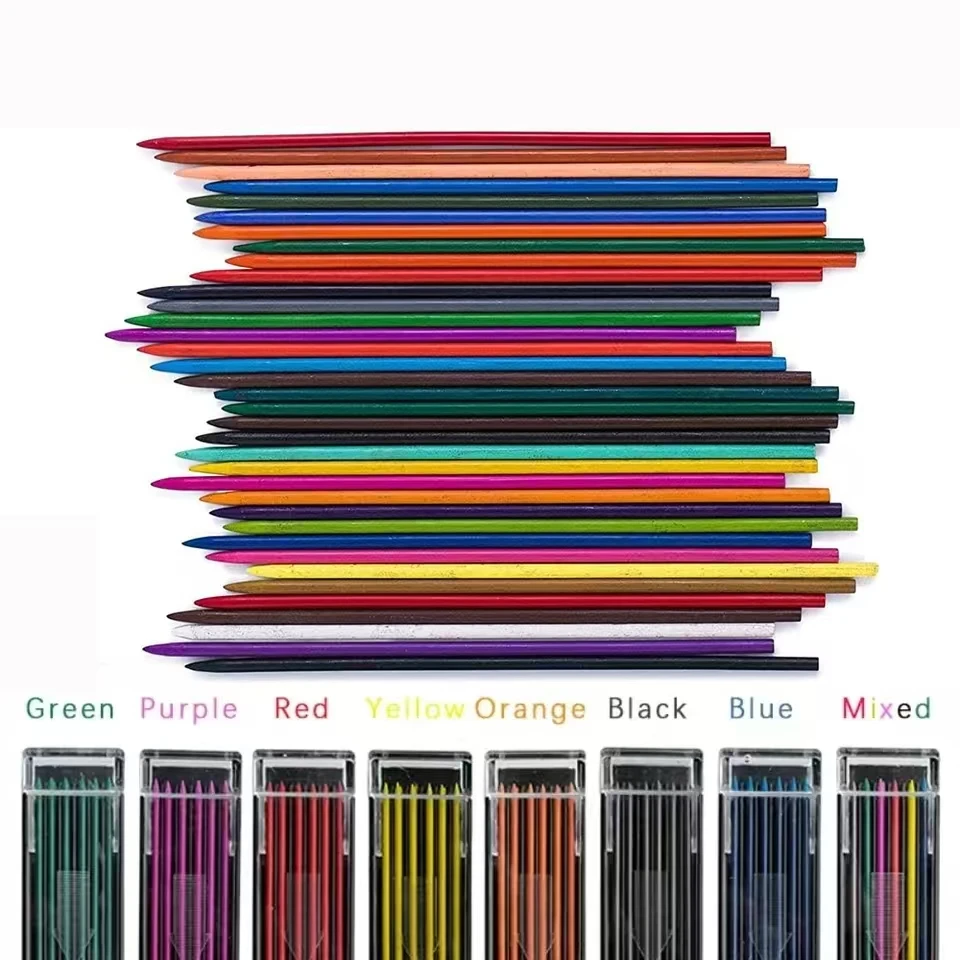 2mm Thick Pencil lead Colored Automatic Drawing 2 mm Core Mechanical Pencil Lead color Mechanic Pencil Automatic Pencil Lead
2mm Thick Pencil lead Colored Automatic Drawing 2 mm Core Mechanical Pencil Lead color Mechanic Pencil Automatic Pencil Lead