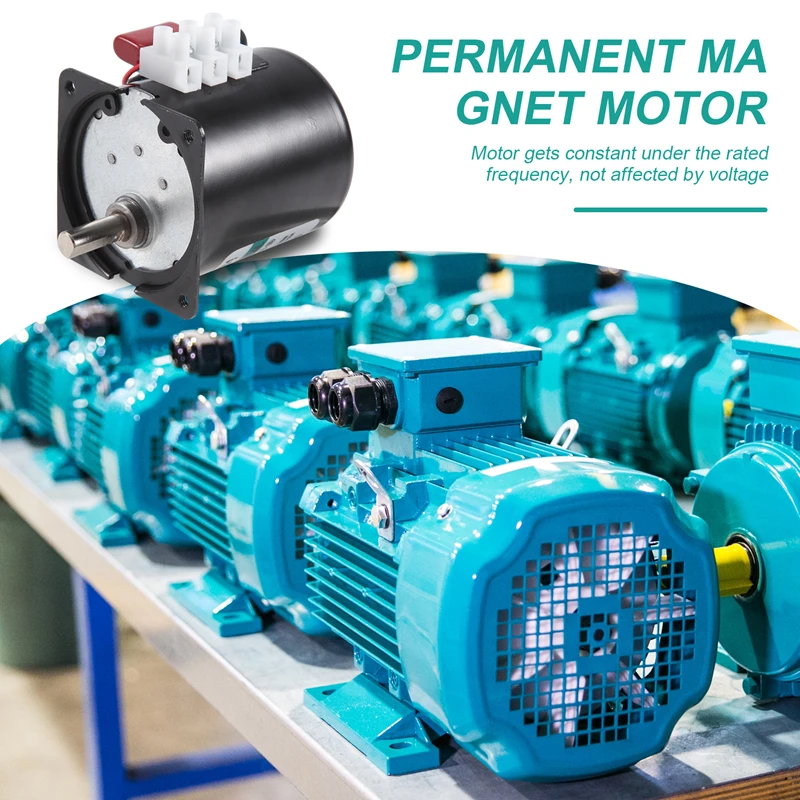 AB31-1Pcs 68Ktyz Mini Gear Motor Ac 220V 28W 2.5R/Min Large Torque Permanent Magnet Synchronous Gear Motor
AB31-1Pcs 68Ktyz Mini Gear Motor Ac 220V 28W 2.5R/Min Large Torque Permanent Magnet Synchronous Gear Motor