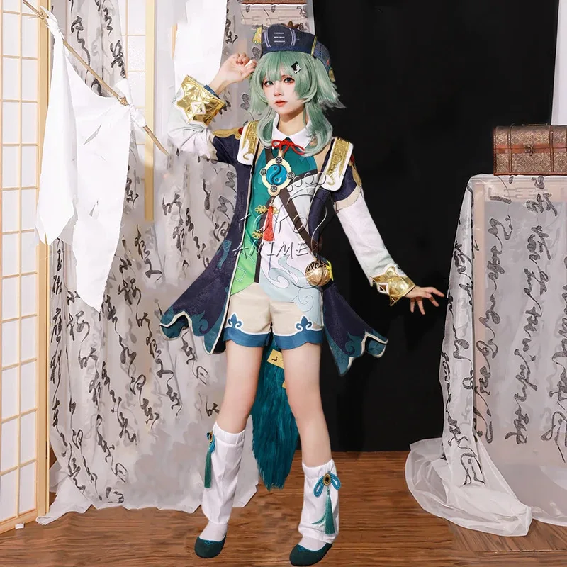 Vivi 2025 Huohuo Косплей Костюм Парик Игра Honkai: Star Rail Платье Униформа Призрачная Лиса Шляпа Хвост Обувь Экипировка Сюаньчжоу Луофу Хэллоуин
Vivi 2025 Huohuo Косплей Костюм Парик Игра Honkai: Star Rail Платье Униформа Призрачная Лиса Шляпа Хвост Обувь Экипировка Сюаньчжоу Луофу Хэллоуин