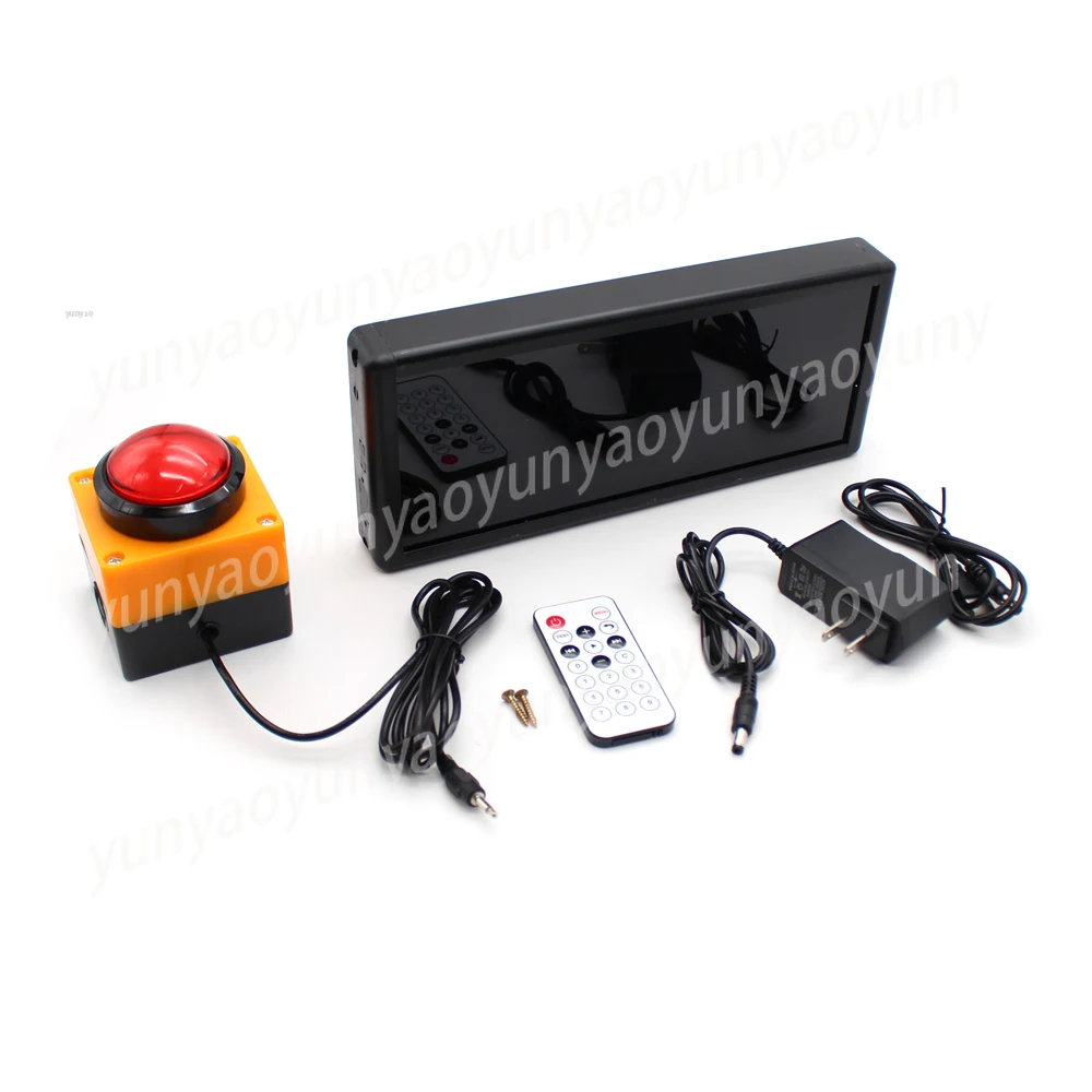 2.3 Inch 4 Digit Digital Display Stopwatch Timer Competition Countdown Counter Portable Timing Tool with Remote Control