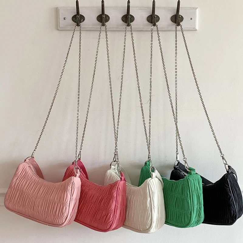 Pleated Shoulder Bag Satchel Bag Small Handbag Underarm Bags for Women Girls
Pleated Shoulder Bag Satchel Bag Small Handbag Underarm Bags for Women Girls