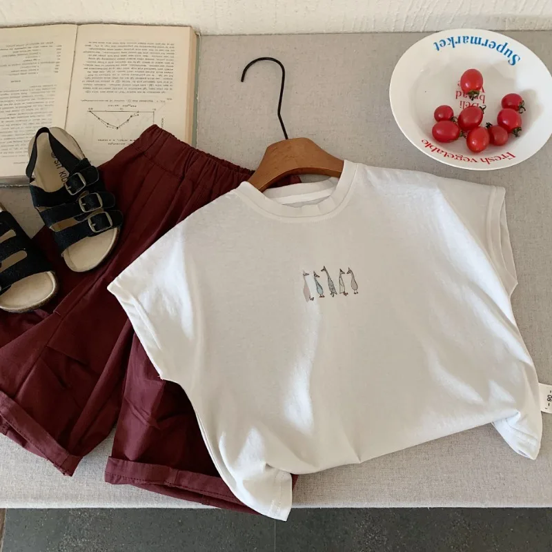 Children's T-shirt 2025 Summer New Product Cute Short sleeved T-shirt for Boys and Girls Children's Clothing Top
Children's T-shirt 2025 Summer New Product Cute Short sleeved T-shirt for Boys and Girls Children's Clothing Top
