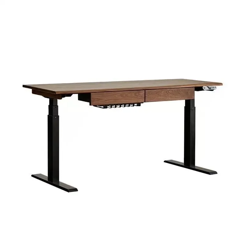 black walnut solid wood with drawers simple bedroom computer desk can be lifted to work and study e-sports
black walnut solid wood with drawers simple bedroom computer desk can be lifted to work and study e-sports