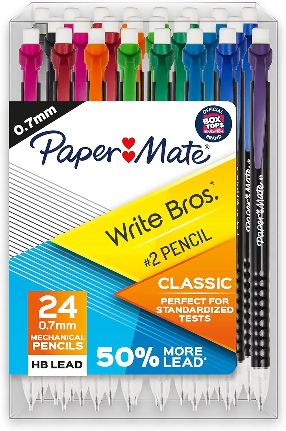 0.7mm Mechanical Pencil Set, 24 Count - Ideal for Office, Classroom, Sketching, Drafting & Standardized Testing
0.7mm Mechanical Pencil Set, 24 Count - Ideal for Office, Classroom, Sketching, Drafting & Standardized Testing