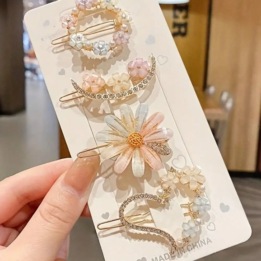 4 Petal Hairpins, Korean Style Fashion Side Clips, Girls' Hair Accessories, Nail Clips
4 Petal Hairpins, Korean Style Fashion Side Clips, Girls' Hair Accessories, Nail Clips