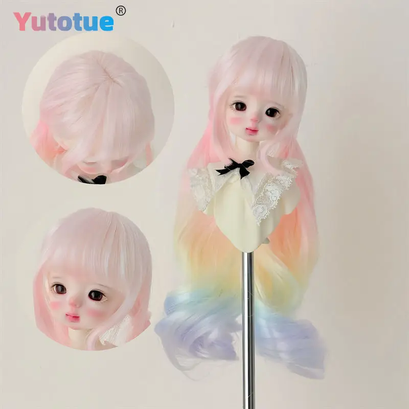 Yutotue куклы волосы градиент цвета вьющиеся парики для 1/3 1/6 BJD SD кукла игрушка DIY замена париков
Yutotue куклы волосы градиент цвета вьющиеся парики для 1/3 1/6 BJD SD кукла игрушка DIY замена париков