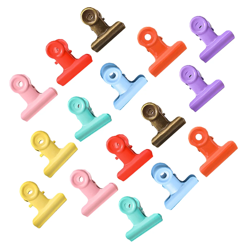 16 Pcs Dovetail Clips Metal Paper Document File Binder Office Supply Mini Files Bill Stationery Color Students Teachers
16 Pcs Dovetail Clips Metal Paper Document File Binder Office Supply Mini Files Bill Stationery Color Students Teachers