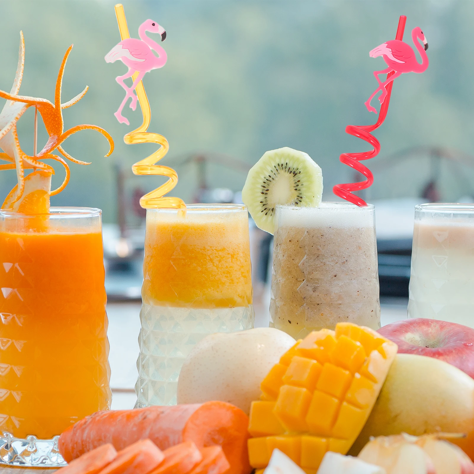 4pcs Flamingo Straws Reusable PET Decorative Drinking Straws for Party Juice Banquet Festival Kitchen Bar Supplies 
4pcs Flamingo Straws Reusable PET Decorative Drinking Straws for Party Juice Banquet Festival Kitchen Bar Supplies