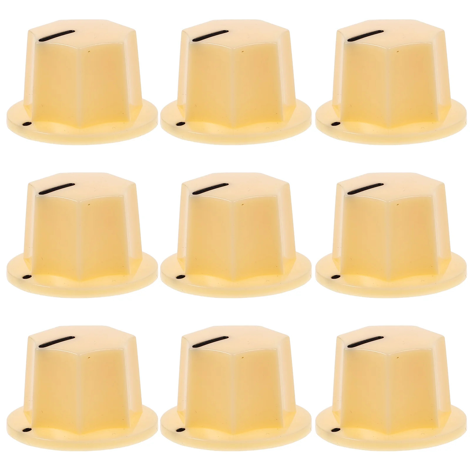 10pcs Electric Guitar Volume Knob Yellow Color Plastic Wear Resistant Suitable for Guitars Bass Musical Instrument
10pcs Electric Guitar Volume Knob Yellow Color Plastic Wear Resistant Suitable for Guitars Bass Musical Instrument