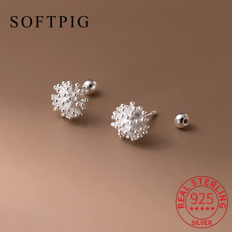 Женские серьги-гвоздики в виде одуванчика SOFTPIG, из настоящего серебра 925 пробы, милые изящные украшения с растениями, аксессуары 2024
Женские серьги-гвоздики в виде одуванчика SOFTPIG, из настоящего серебра 925 пробы, милые изящные украшения с растениями, аксессуары 2024