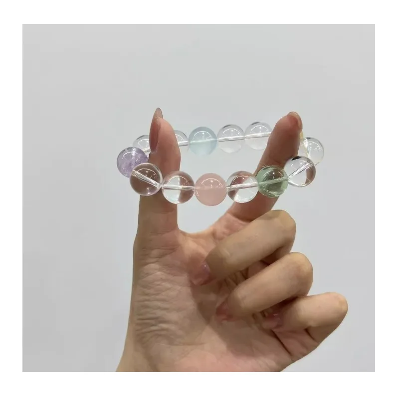 "Clear Duobao" Clear Duobao Crystal Bracelet, Dopamine Beaded Bracelet, White and Exquisite Gift for Girlfriend
"Clear Duobao" Clear Duobao Crystal Bracelet, Dopamine Beaded Bracelet, White and Exquisite Gift for Girlfriend