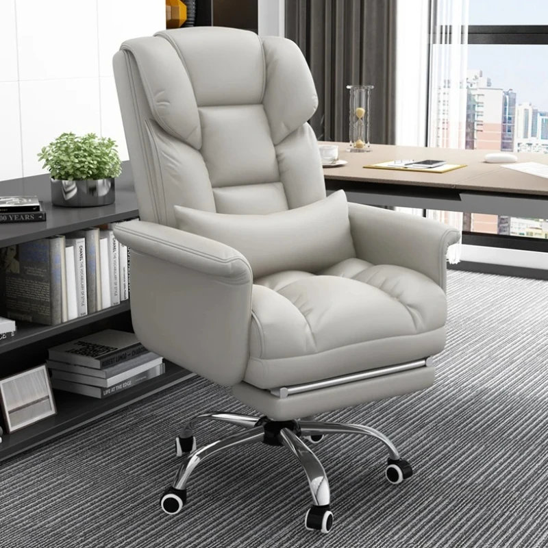 Gray Armrest Office Chair Modern Footrest Comfy Designer Rolling Gaming Chairs Ergonomic Design Silla Oficina Office Furniture
Gray Armrest Office Chair Modern Footrest Comfy Designer Rolling Gaming Chairs Ergonomic Design Silla Oficina Office Furniture
