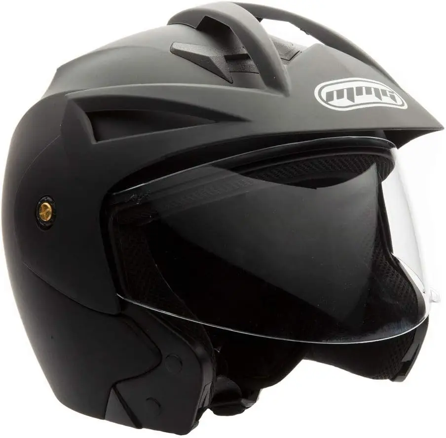DOT Certified Open Face Motorcycle Helmet with Flip-Up Visor, Matte Black, Size XL
DOT Certified Open Face Motorcycle Helmet with Flip-Up Visor, Matte Black, Size XL
