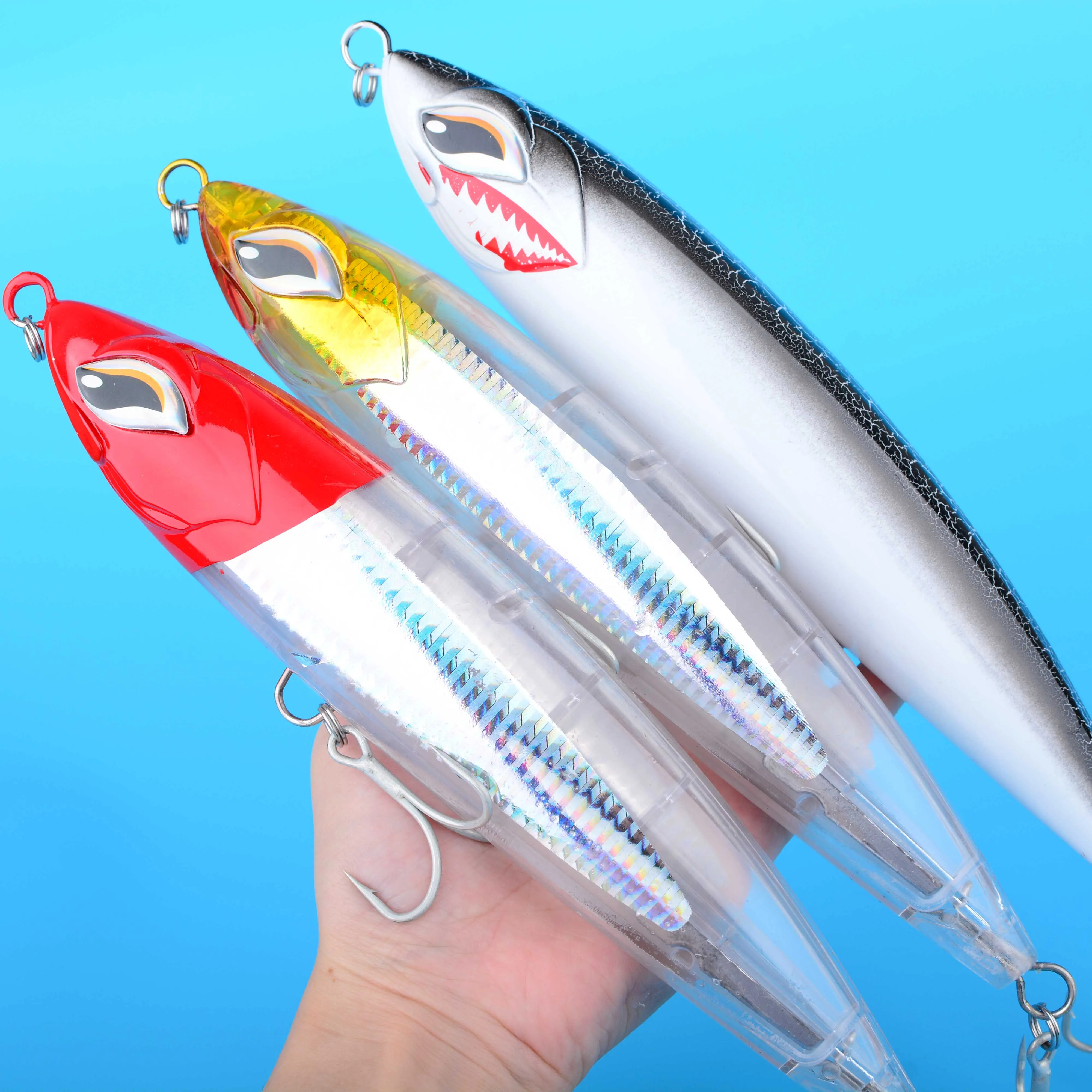 4 шт., плавающие рыболовные приманки-карандаши, приманка для берега, искусственная жесткая приманка, воблер для морской воды, рыболовное ловля, оборудование для большой рыбы
4 шт., плавающие рыболовные приманки-карандаши, приманка для берега, искусственная жесткая приманка, воблер для морской воды, рыболовное ловля, оборудование для большой рыбы 