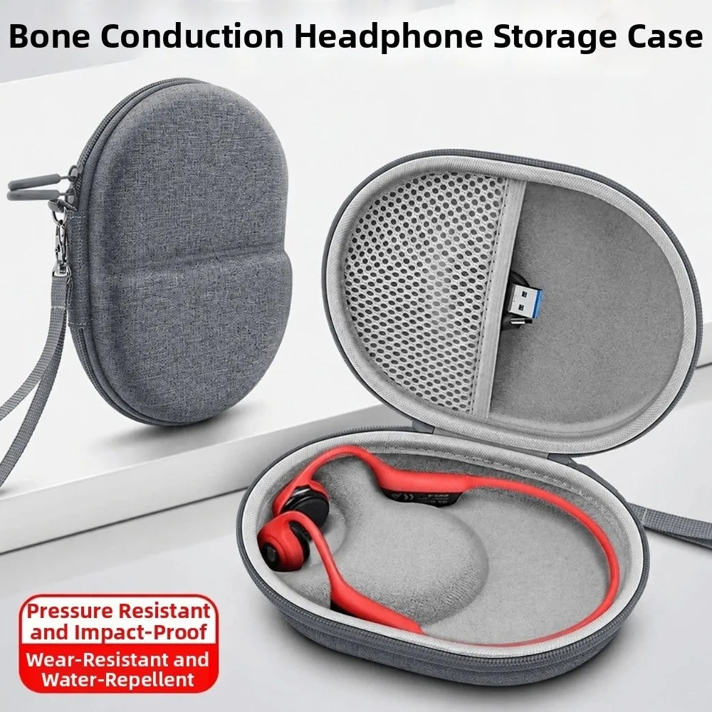 Shockproof Bone Conduction Headphone Box Waterproof Portable Headset Carrying Case Dust-proof Wear-resistant
Shockproof Bone Conduction Headphone Box Waterproof Portable Headset Carrying Case Dust-proof Wear-resistant