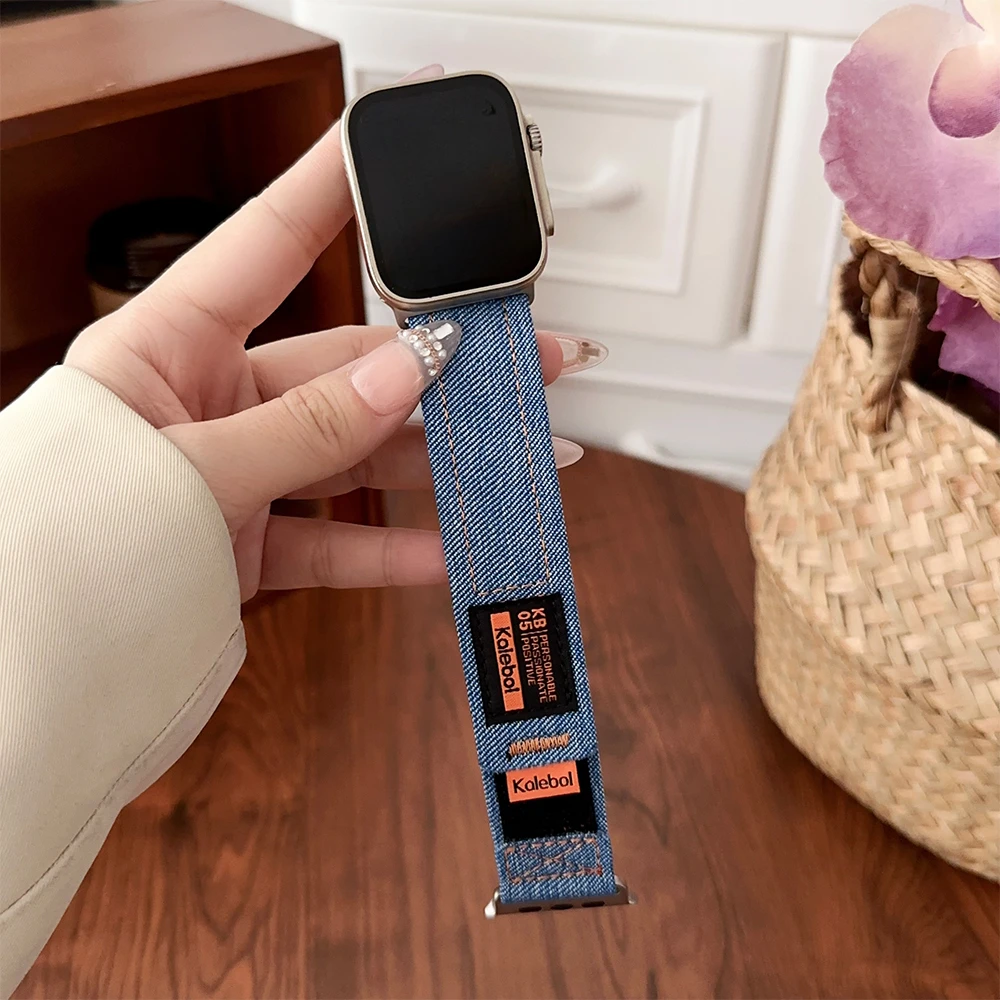 Ремешок джинсовый для Apple Watch Series 9 8 7 6 5 4 SE 3 2 40 мм 41 мм 38 мм, браслет для iWatch Ultra 2 49 мм 45 мм 44 мм 42 мм
Ремешок джинсовый для Apple Watch Series 9 8 7 6 5 4 SE 3 2 40 мм 41 мм 38 мм, браслет для iWatch Ultra 2 49 мм 45 мм 44 мм 42 мм