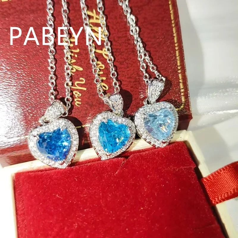 925 Sterling Silver Stylish Sweet Ice Flower Cut Crystal Zircon Love Pendant Necklace Birthday Party Anniversary Gift
925 Sterling Silver Stylish Sweet Ice Flower Cut Crystal Zircon Love Pendant Necklace Birthday Party Anniversary Gift