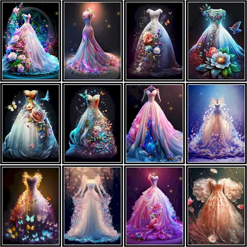 GATYZTORY Painting By Number Abstract Dream Wedding Dress Drawing On Canvas HandPainted DIY Picture By Number Kits Home Decor
GATYZTORY Painting By Number Abstract Dream Wedding Dress Drawing On Canvas HandPainted DIY Picture By Number Kits Home Decor