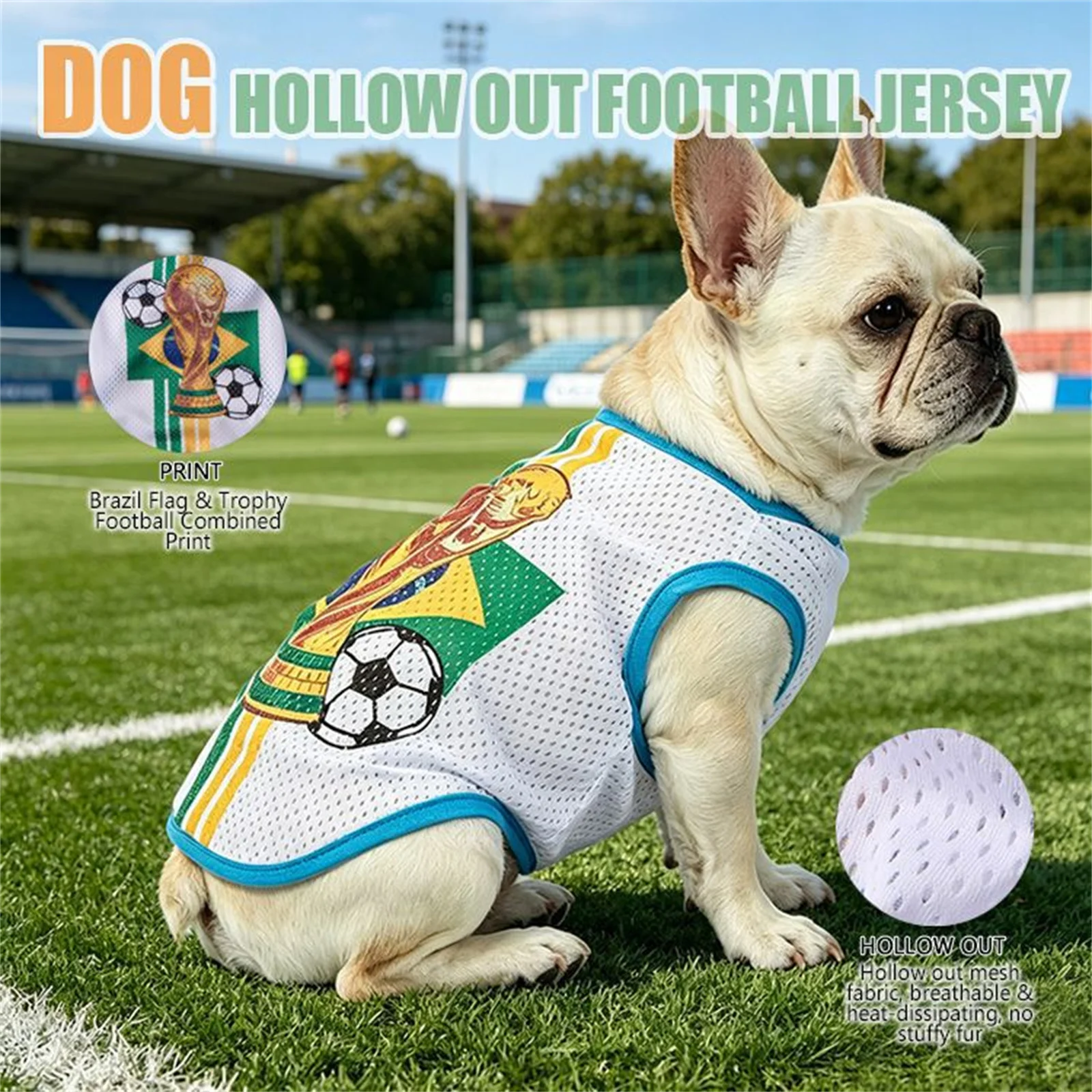 Mesh Breathable Dog Sports Jersey Vest Number Print Pet Shirt Summer Sleeveless Puppy Clothes for Small Medium Large Dogs
Mesh Breathable Dog Sports Jersey Vest Number Print Pet Shirt Summer Sleeveless Puppy Clothes for Small Medium Large Dogs