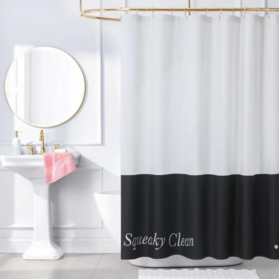 Занавеска для душа Squeaky Clean Color Block, 72 x 72 дюйма, из 100% хлопка, машинная стирка, черно-белая.
Занавеска для душа Squeaky Clean Color Block, 72 x 72 дюйма, из 100% хлопка, машинная стирка, черно-белая.